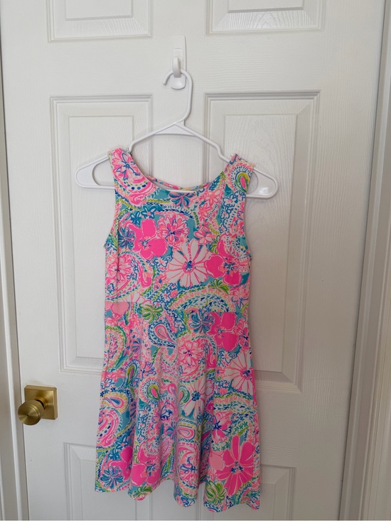 Lilly Pulitzer Other - Lilly Pulitzer ( girls size 12 ) Pink Multicolor Floral Paisley Tank Dress